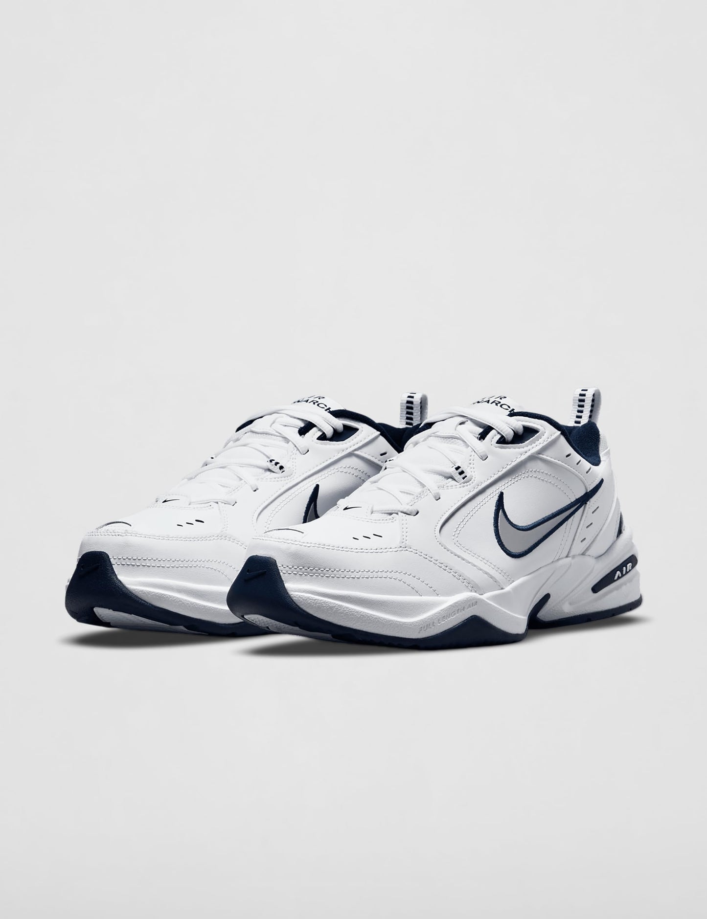Zapatillas Hombre – Blanco/Plateado/Marino, EU 42.5