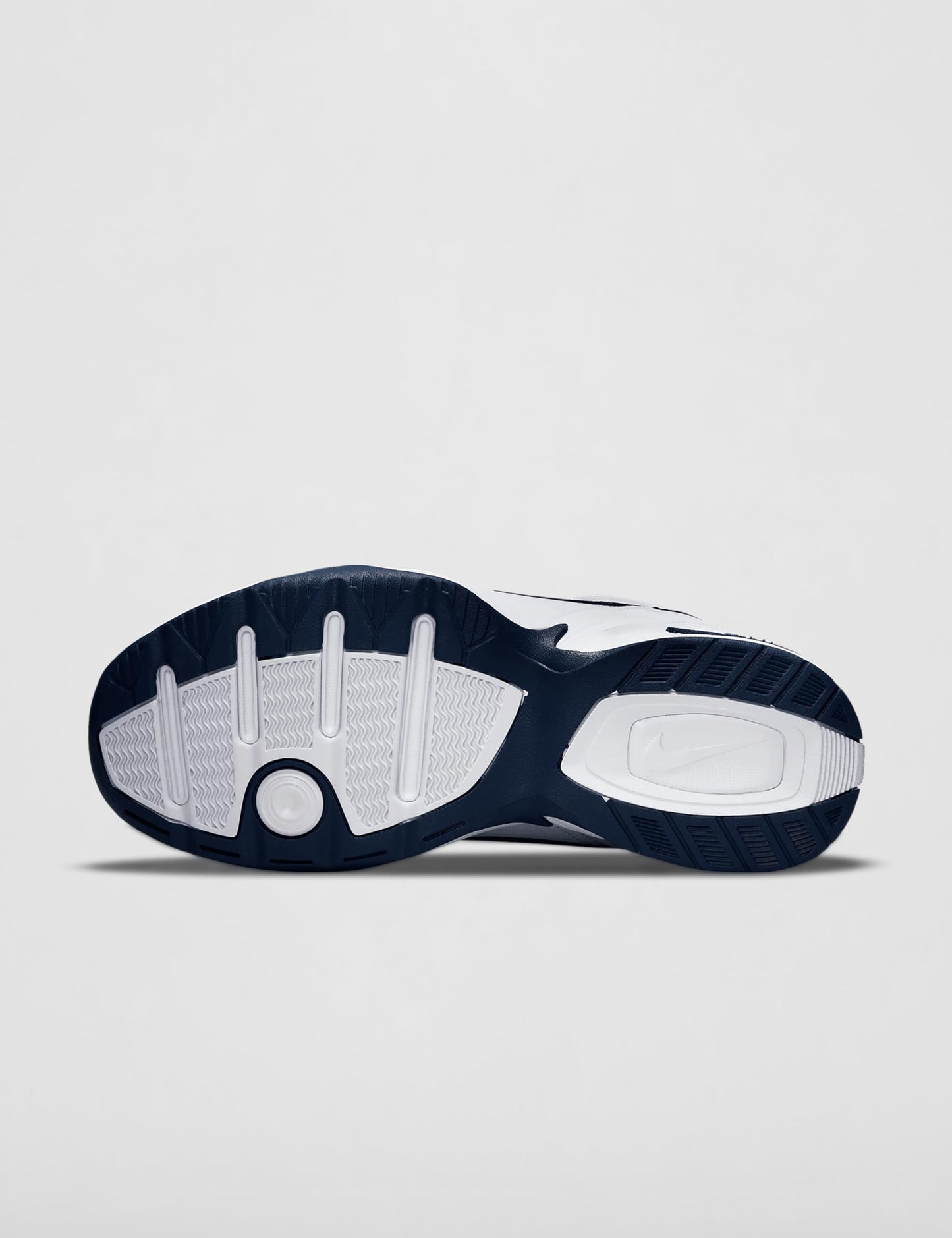 Zapatillas Hombre – Blanco/Plateado/Marino, EU 42.5