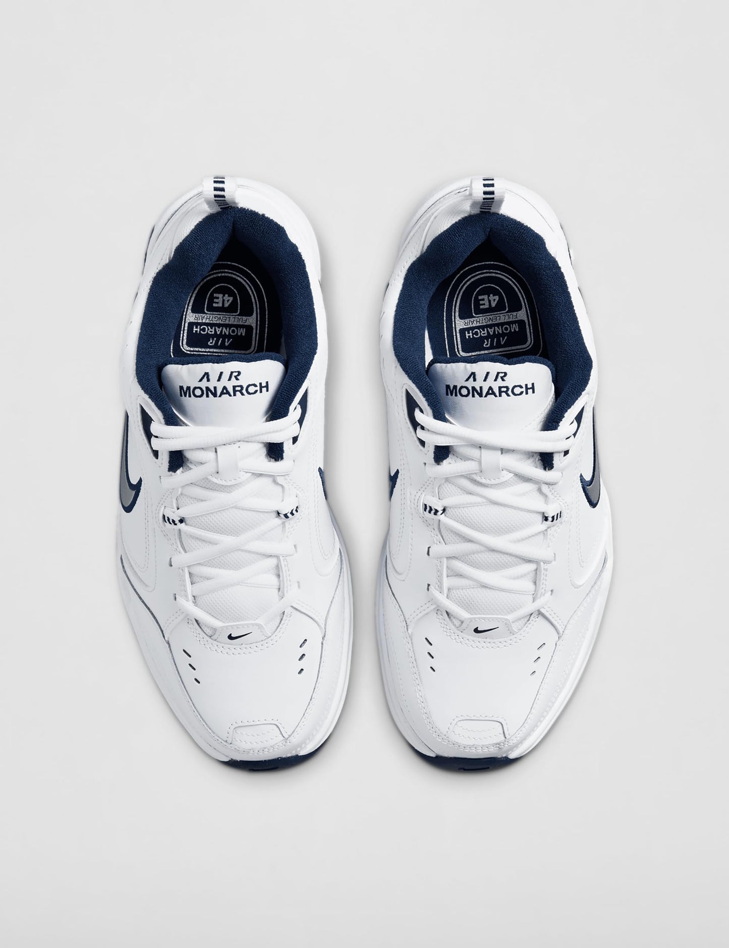 Zapatillas Hombre – Blanco/Plateado/Marino, EU 42.5